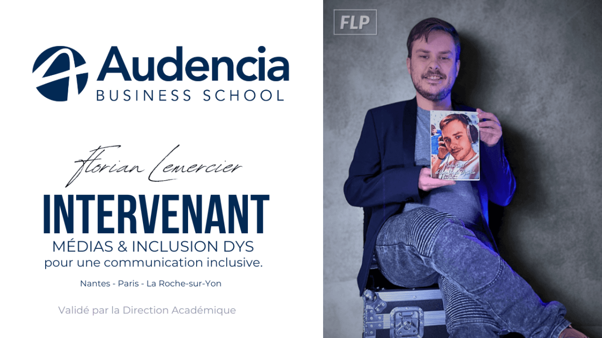 De la dyslexie aux bancs d'Audencia : Transmettre pour une communication plus inclusive