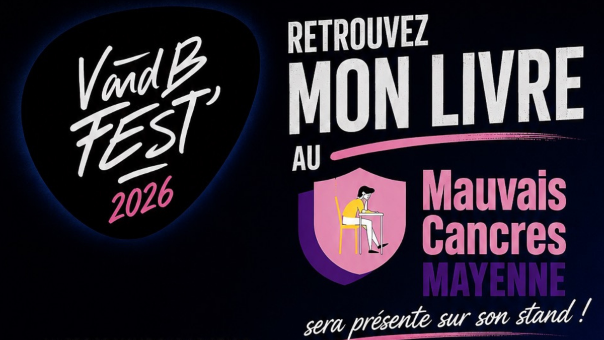 Mon livre au V and B Fest’ 2026