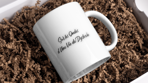 Mug  « Sur les Ondes d&#039;une Vie de Dyslexie »