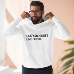 Sweat à capuche “La Dyslexie est une force.” — Un message puissant, un style sobre